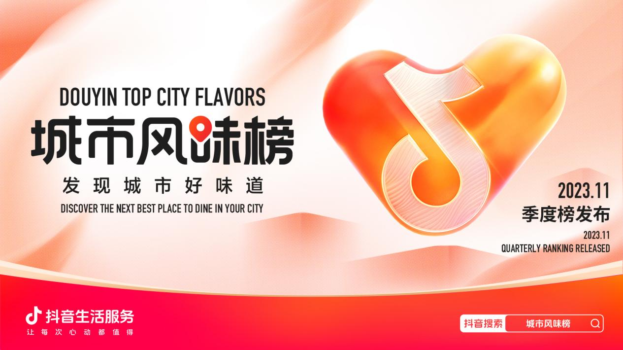 抖音城市風(fēng)味榜發(fā)布新一季度榜單，品質(zhì)連鎖和非連鎖單店各占一半